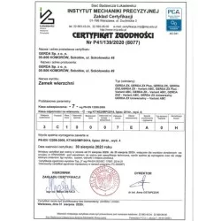 Zamek wierzchni GERDA TYTAN ZX brąz LEWY atest C