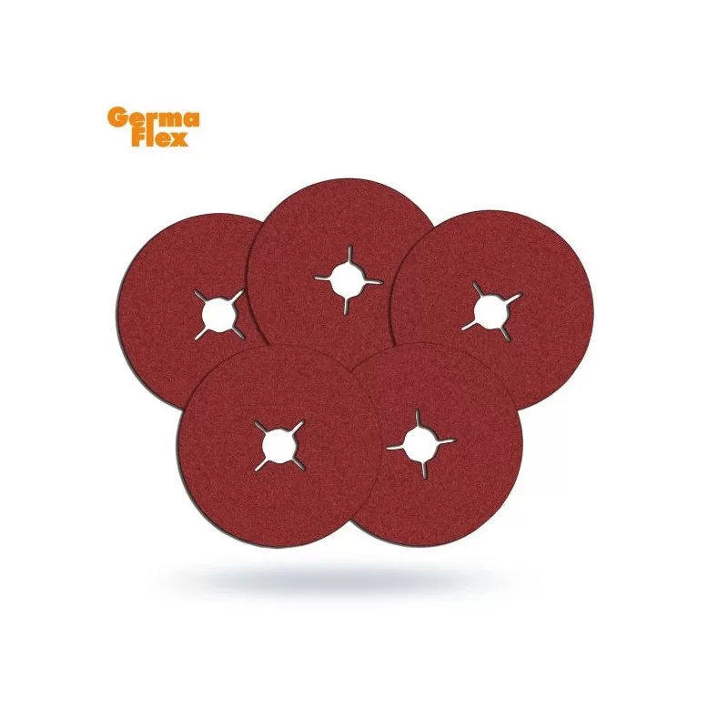 Krążek fibra fi 125 gr. 80    (25)