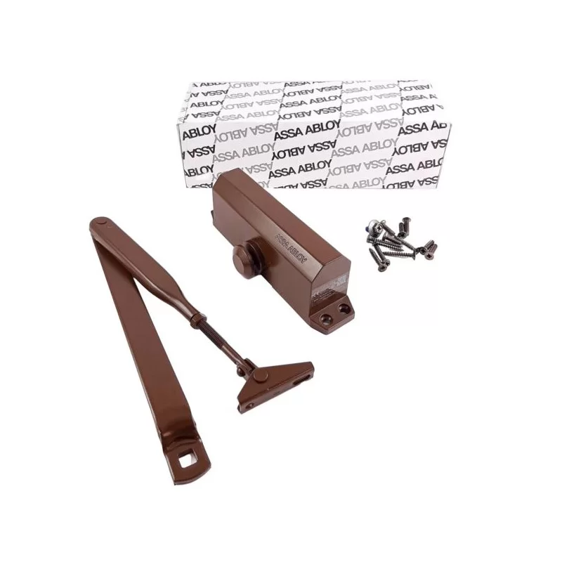 Samozamykacz DC110 (40-80kg) brąz ASSA ABLOY