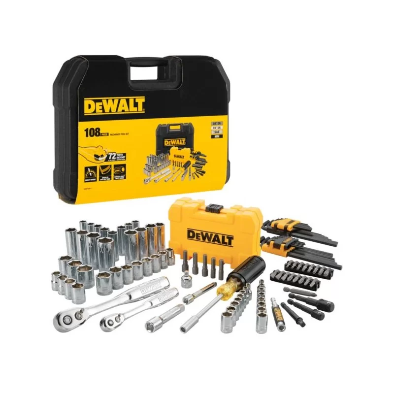 Zestaw serwisowy 108 części DeWALT DWMT73801-1