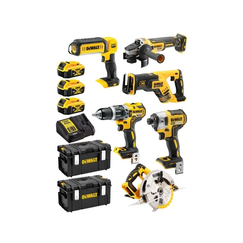 Zestaw COMBO 6 elektronarzędzi DeWalt DCK623P3