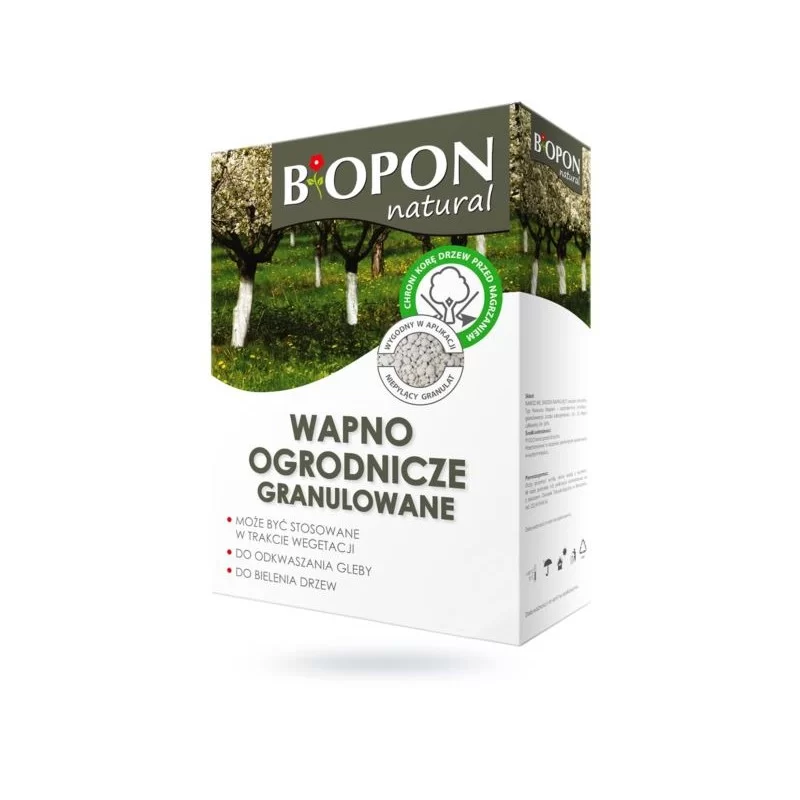 Wapno ogrodnicze granulowane 1kg