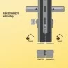 Wkładka do drzwi zamka 30/60 nikiel, Yale Assa Abloy