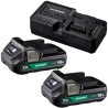 Zakrętarka 18V 1/4" 140Nm 2x2Ah HiKOKI WH18DA WCZ