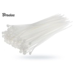 Opaski plastikowe 160x2,5 op 100szt  białe (100)