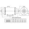 Wentylator osiowy DOSPEL 007-4320 TURBO SILENT 200mm 1040m³/h IPX4 105W