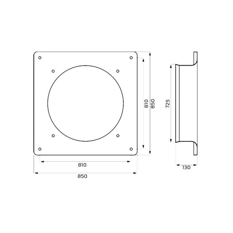 Wentylator przemysłowy osiowy DOSPEL 007-0503 WOKS 710 wywiew 900W 15500m3/h