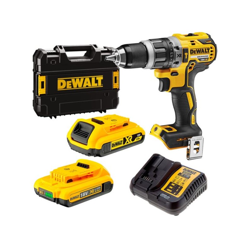 Wkrętarka DEWALT DCD796D2 udar 18V 2x2Ah 70N BL