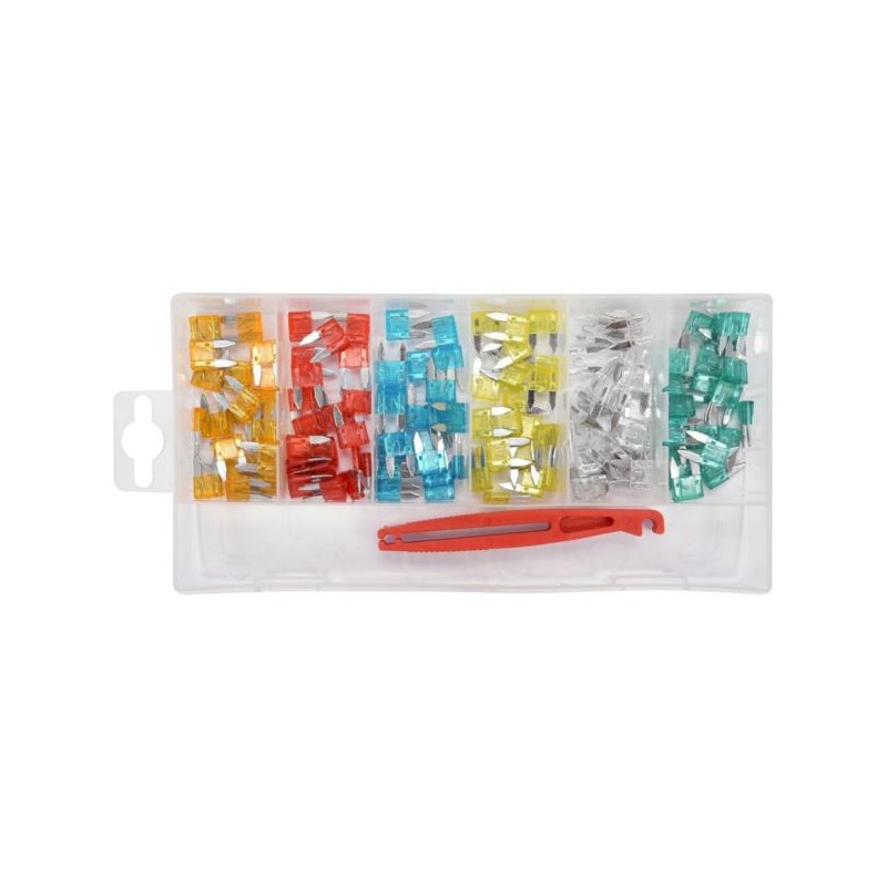 Zest. 120 bezpieczników MINI chwytak YATO YT-83143