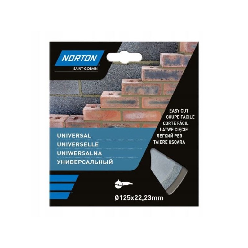 Tarcza diamentowa segmentowa Norton VULCAN UNIVERSAL 125 mm