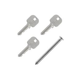 Wkładka do drzwi zamka Yeti WY500 30/50 nikiel satynowy 3 klucze LOB Yale Assa Abloy